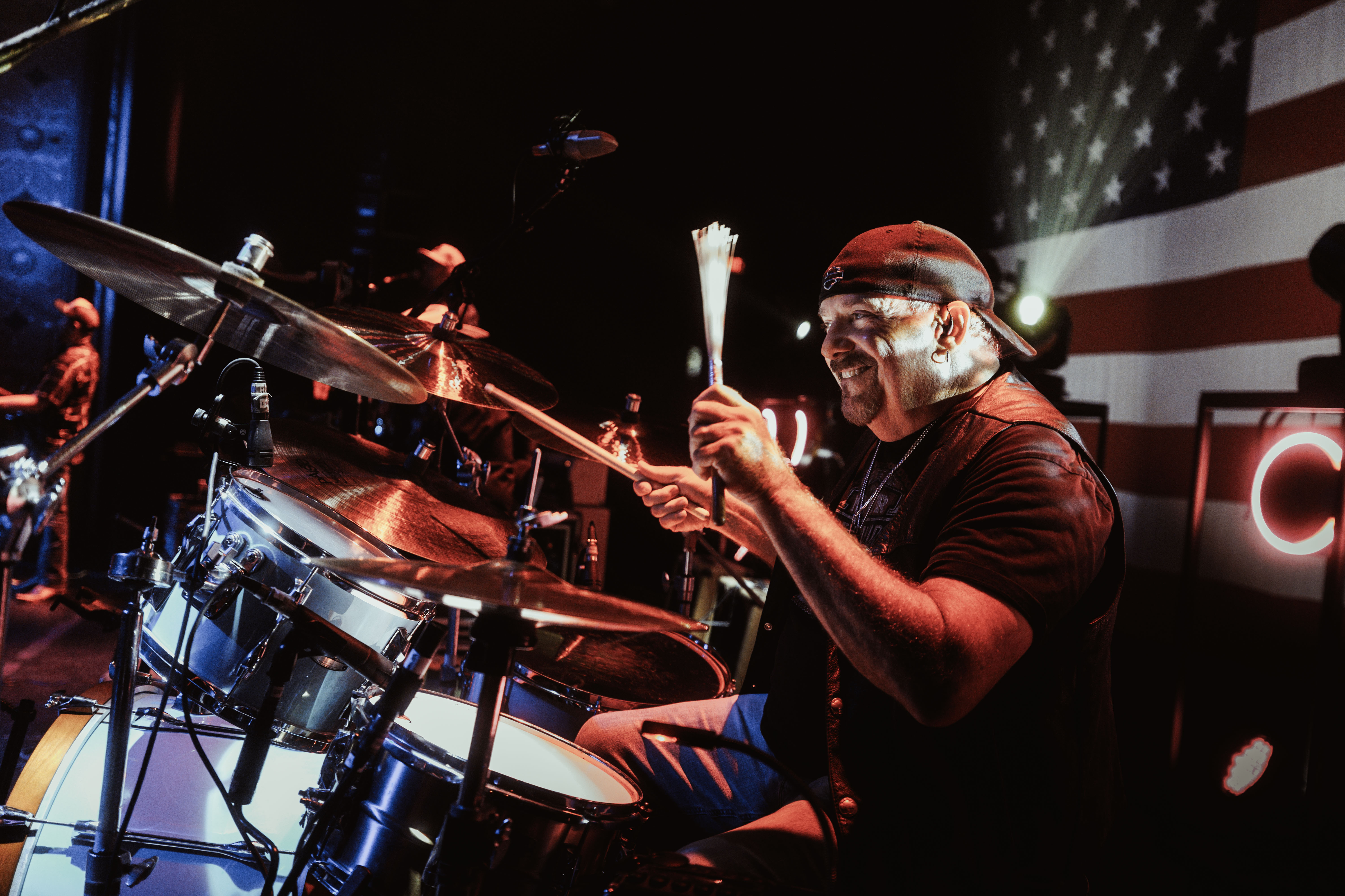 Dave McAfee, Aquarian Drumheads artist