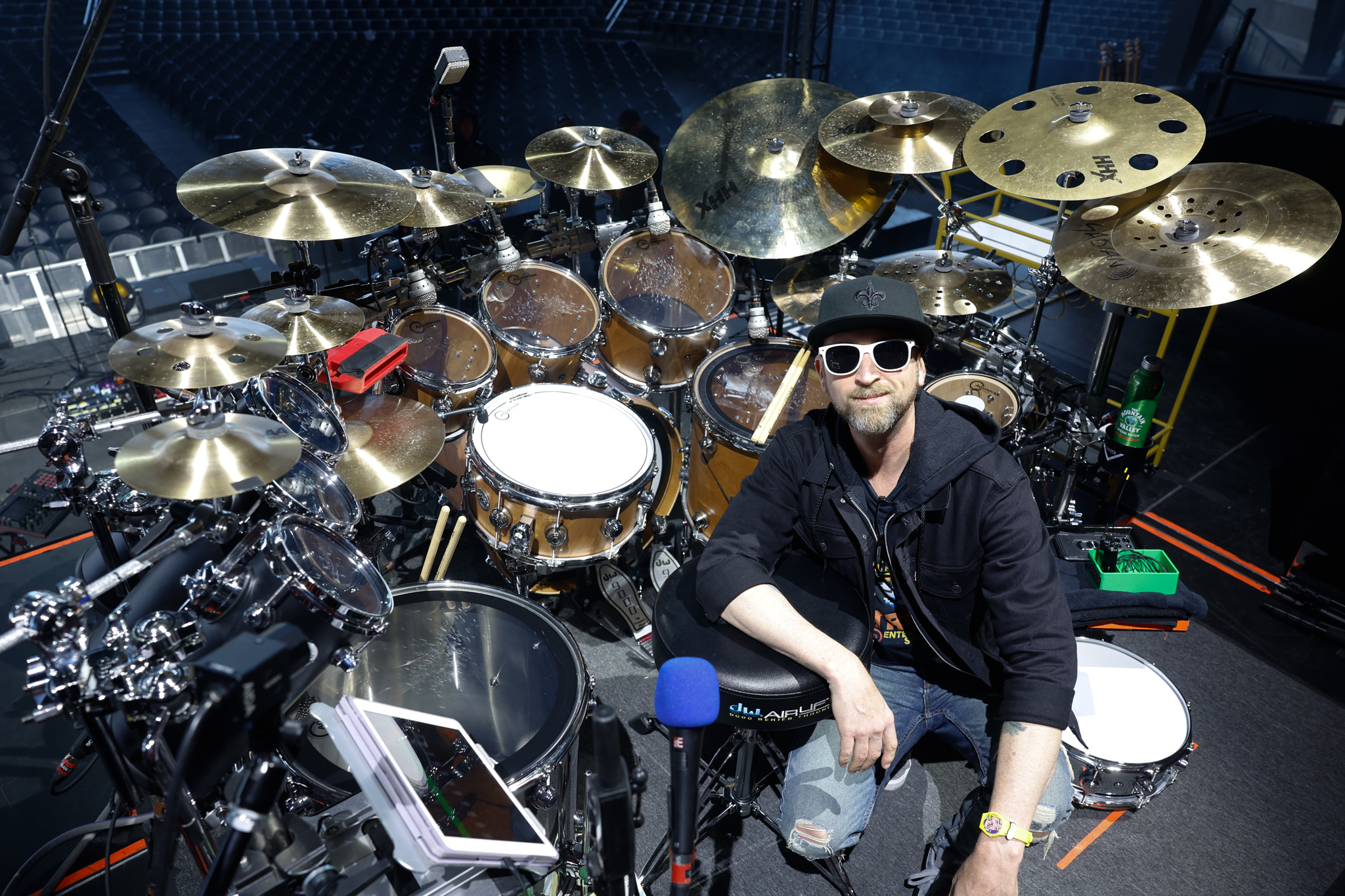 John Hoffman, Aquarian Drumheads artist