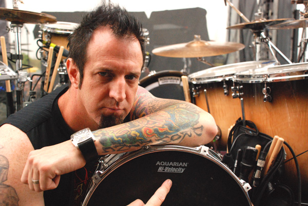 Mike Luce, Aquarian Drumheads artist