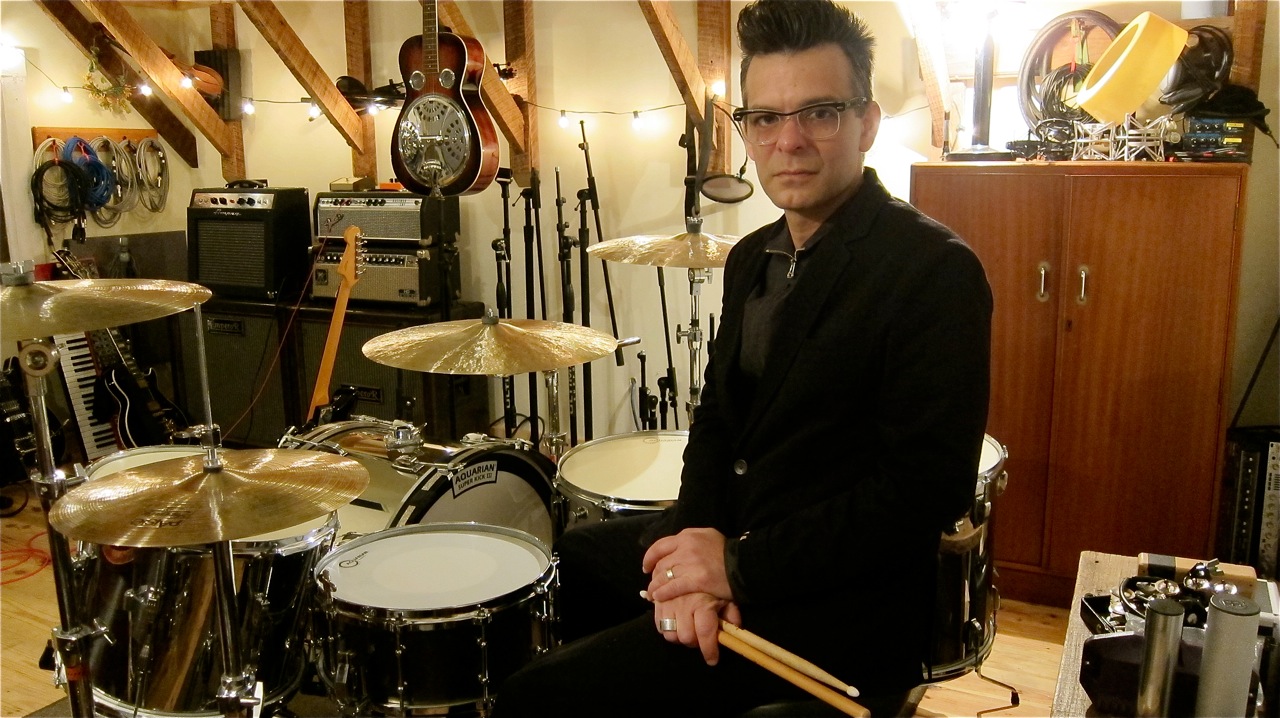 Sam Fogarino, Aquarian Drumheads artist