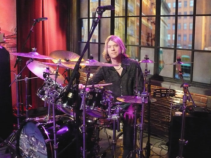 Tom Sharpe, Aquarian Drumheads artist